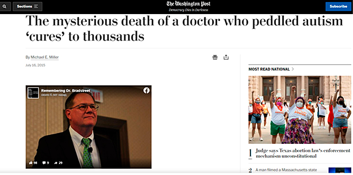 Скриншот страницы сайта washingtonpost.com